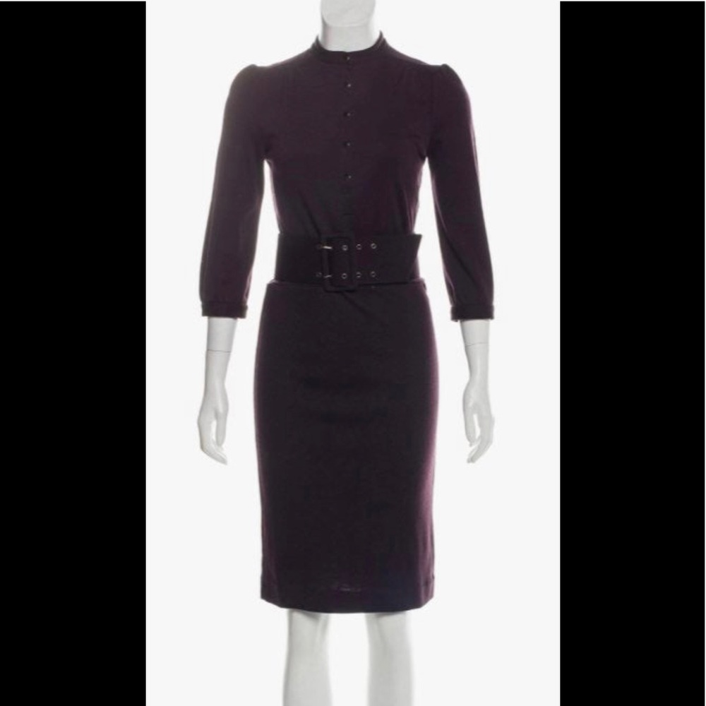 Diane von Furstenberg wool pencil dress.